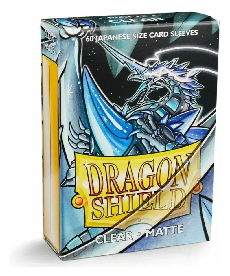 Dragon Shield Small Sleeves - Japanese Matte Clear (60 Sleeves)