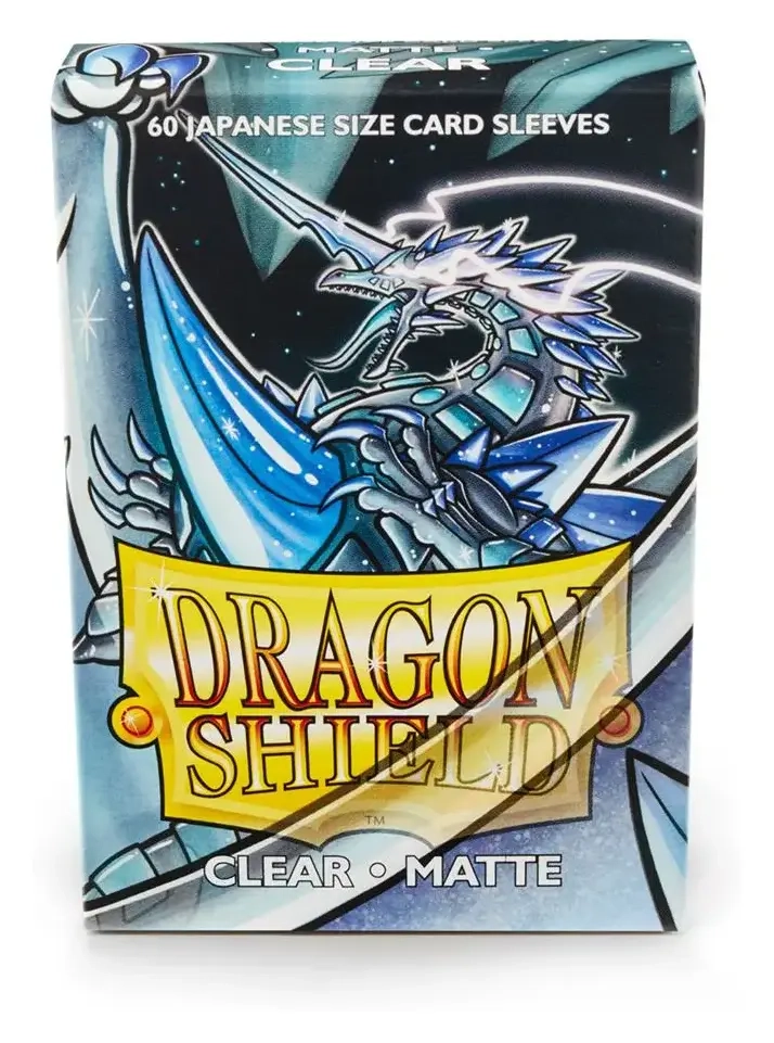 Dragon Shield Small Sleeves - Japanese Matte Clear (60 Sleeves)