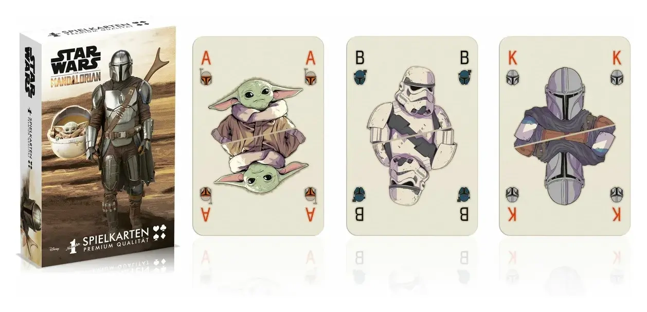 Number 1 Spielkarten - Mandalorian Baby Yoda