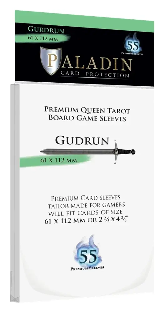 Paladin Sleeves - Gudrun Premium Queen Tarot (61x112mm) - 55 Sleeves