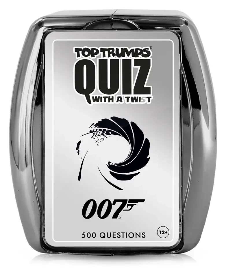 Top Trumps Quiz - James Bond 007 (metallic case)