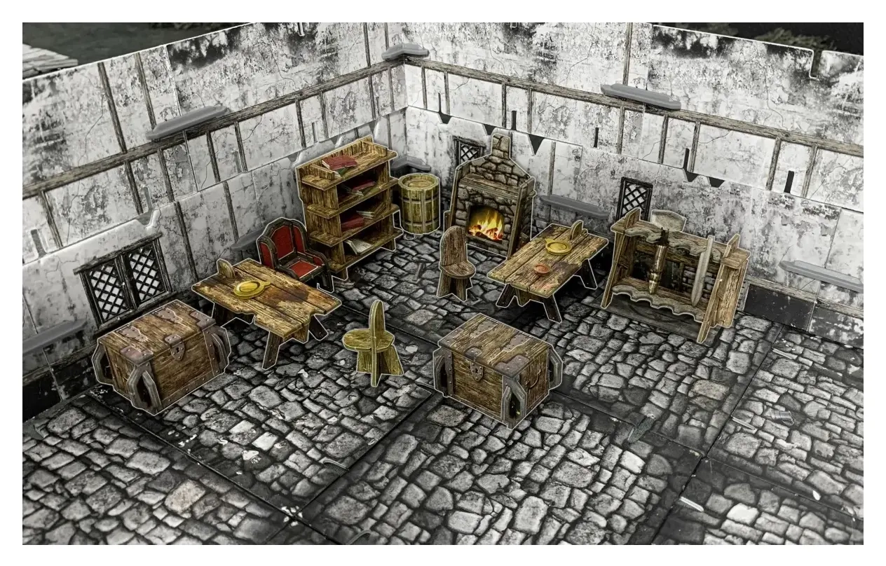 Battle Systems: Fantasy Village Furniture - EN