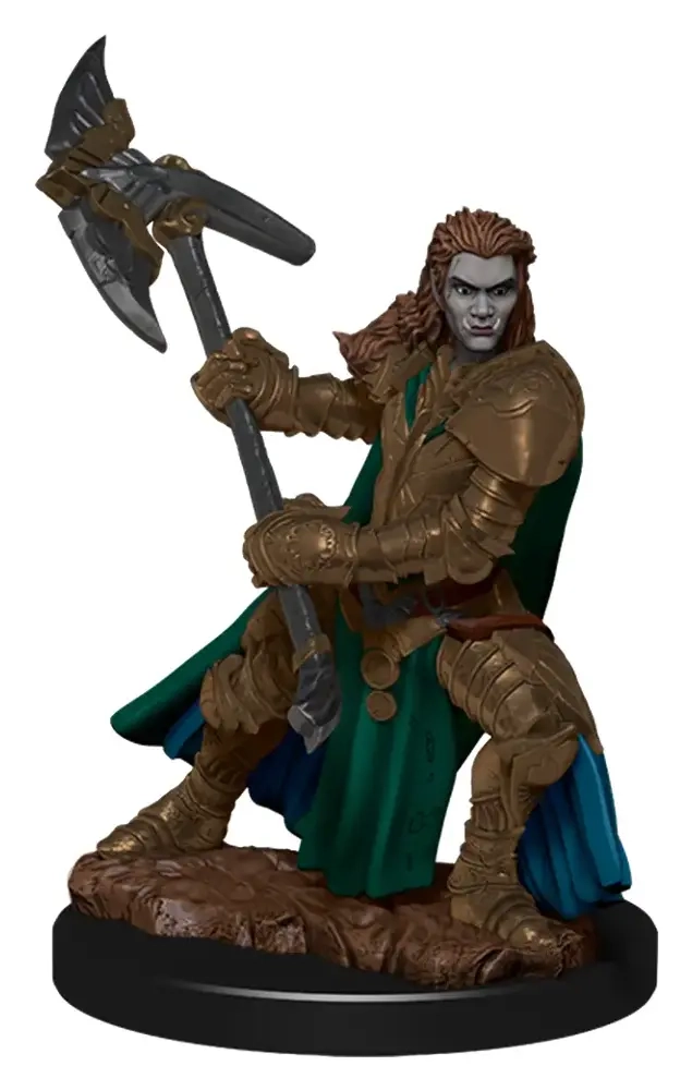 D&D Icons of the Realms: Premium Painted Figure - Half-Orc Fighter Female