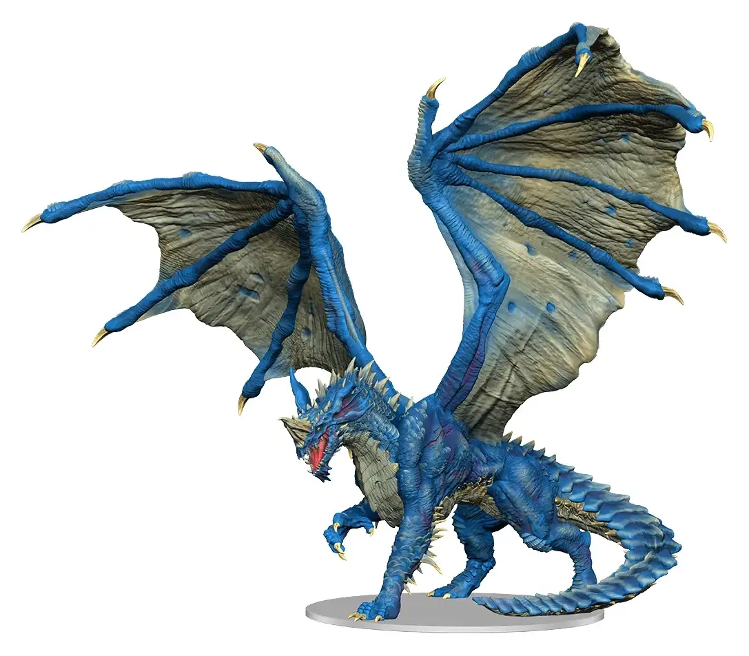 D&D Icons of the Realms Premium Miniatur vorbemalt Adult Blue Dragon