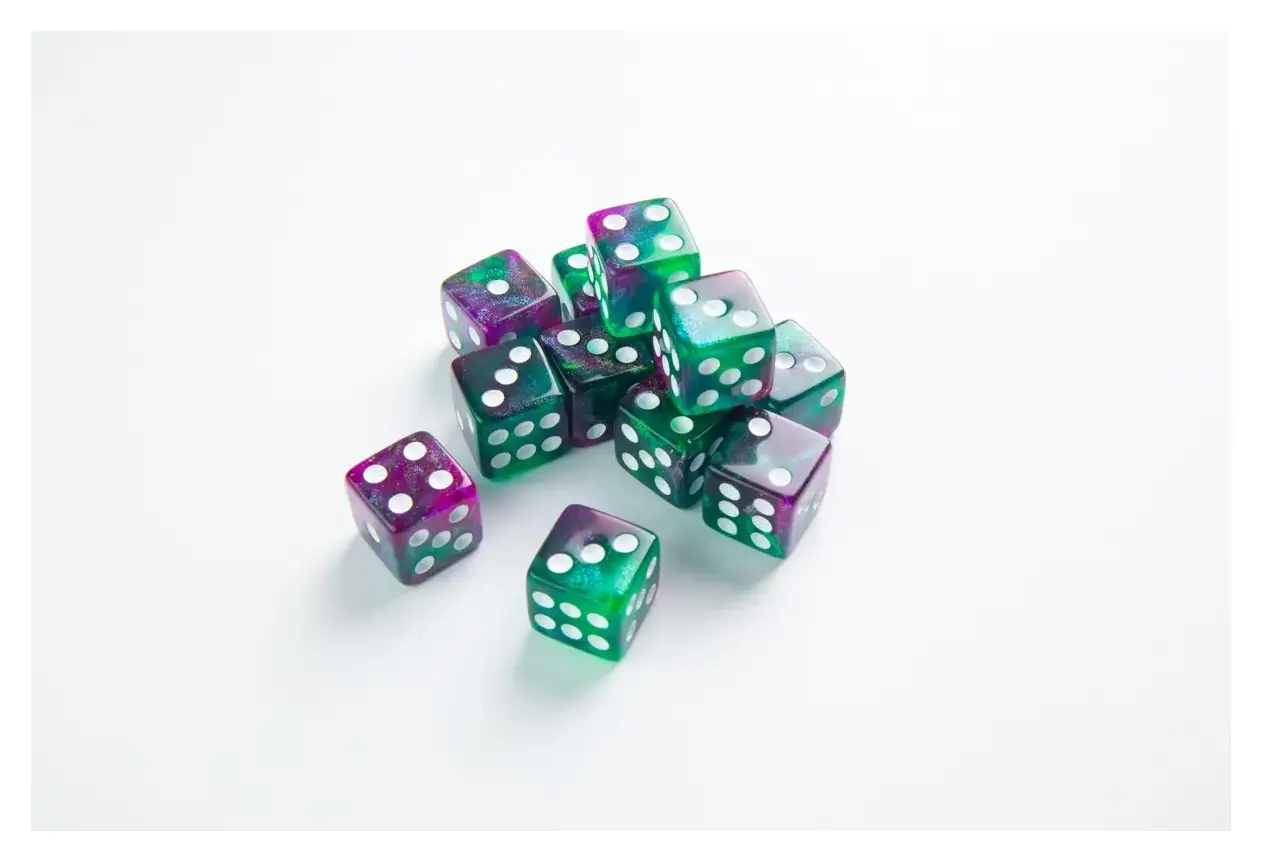 Galaxy Series - Aurora - D6 Dice Set 16 mm (12 pcs)