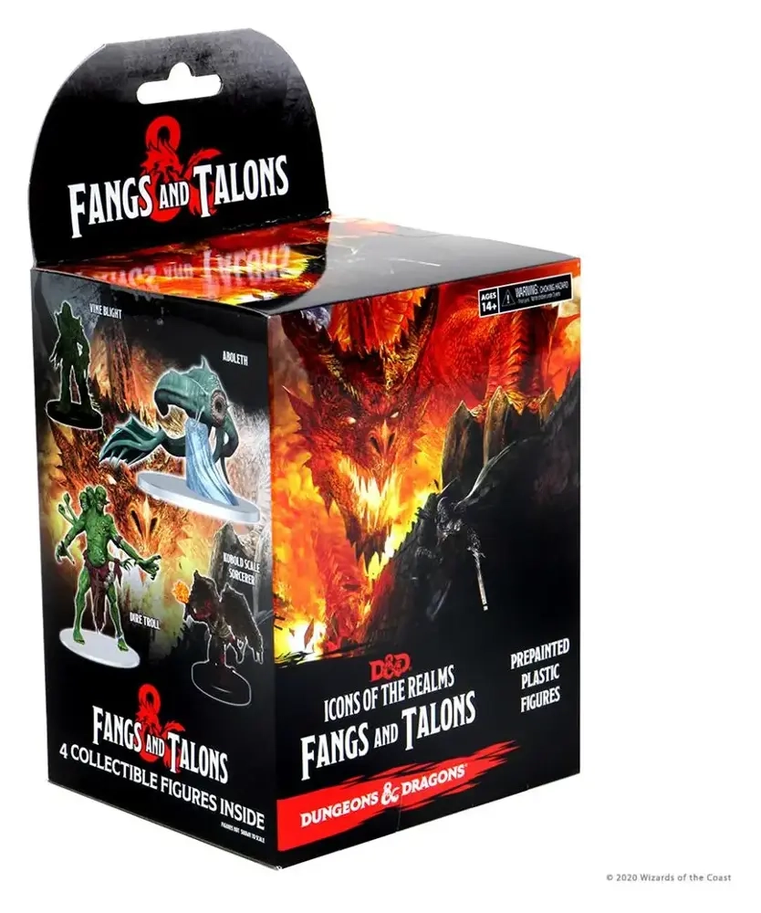 D&D Icons of the Realms Set 15 Fangs and Talons Booster Brick (8)