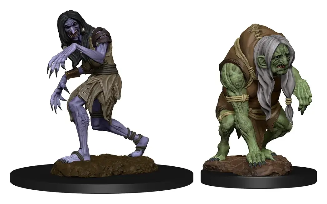 Pathfinder Battles Deep Cuts Miniaturen unbemalt Annis Hag & Green Hag