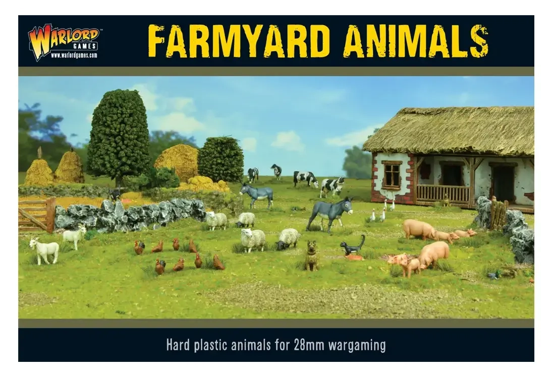 Bolt Action 2 Scenery Farmyard Animals - EN