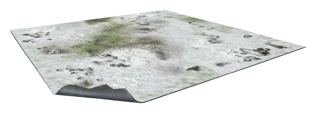 Winter Snowscape Gaming Mat 3x3 (90 x 90 cm)