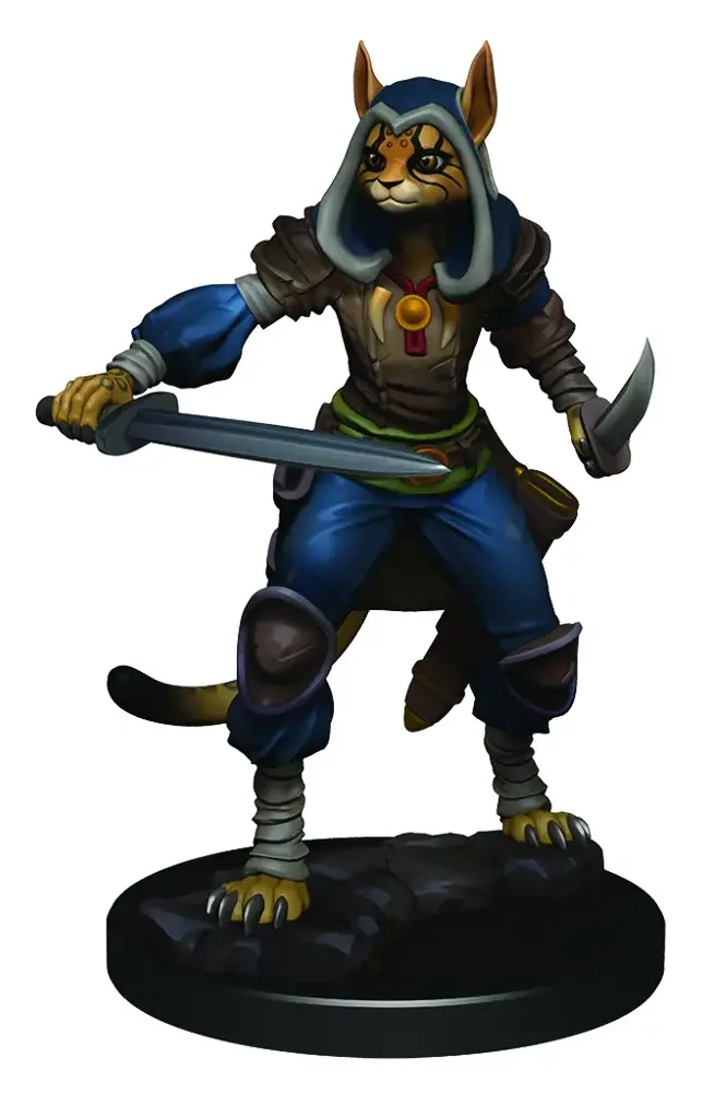 D&D Icons of the Realms Premium Figures: Female Tabaxi Rogue