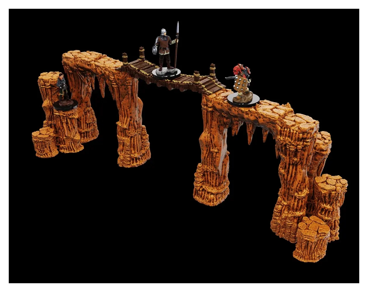 WarLock Tiles Accessory - Dripstone Bridges