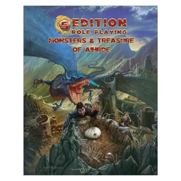 5th Edition Role Playing - Monsters & Treasure of Aihrde - EN