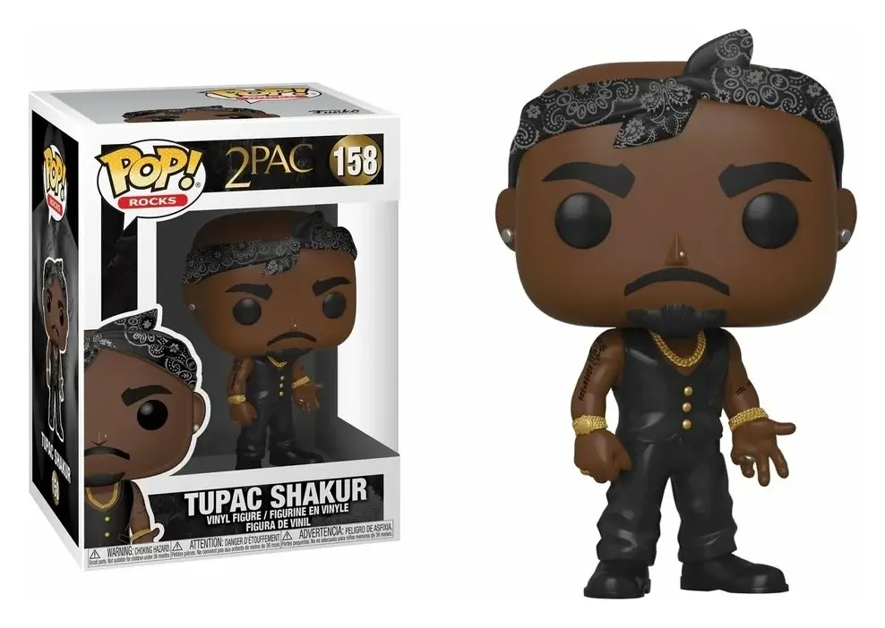 Funko POP! Tupac - Vest w/Bandana Vinyl Figure 10cm