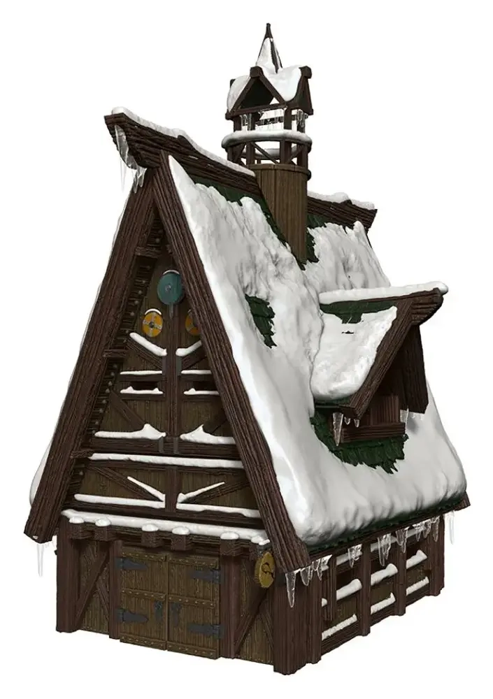 D&D Icons of the Realms Miniatures: Icewind Dale - Ten Towns Papercraft Set - EN