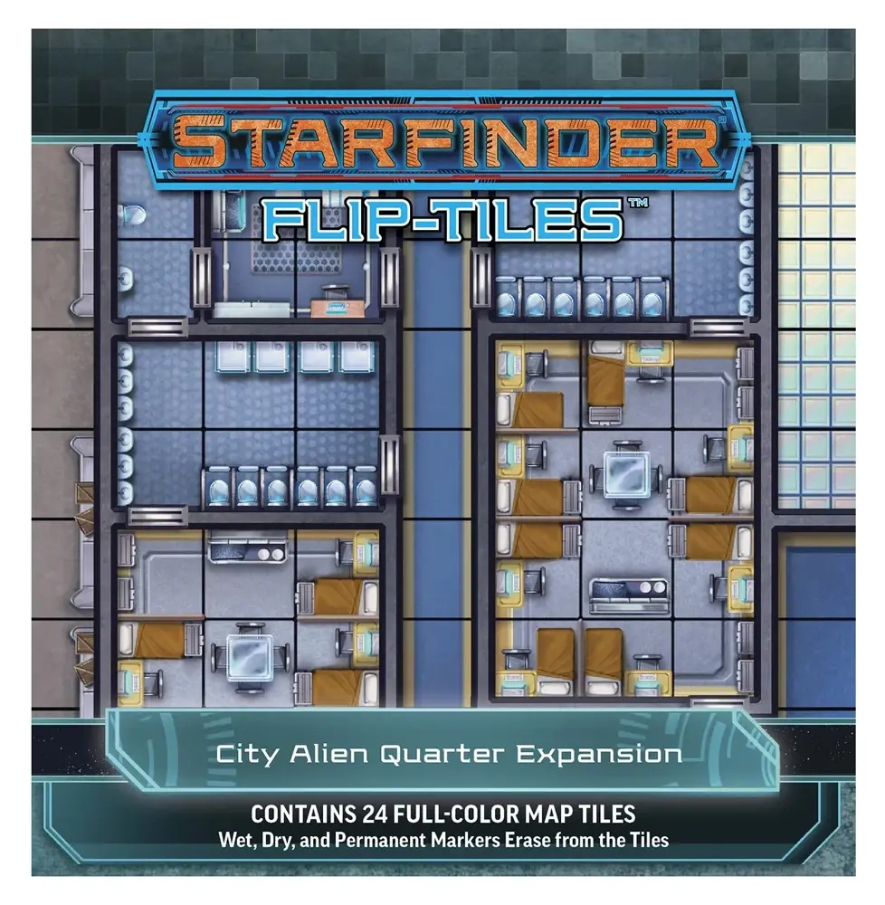 Starfinder: Flip-Tiles - City Alien Quarter Expansion - EN