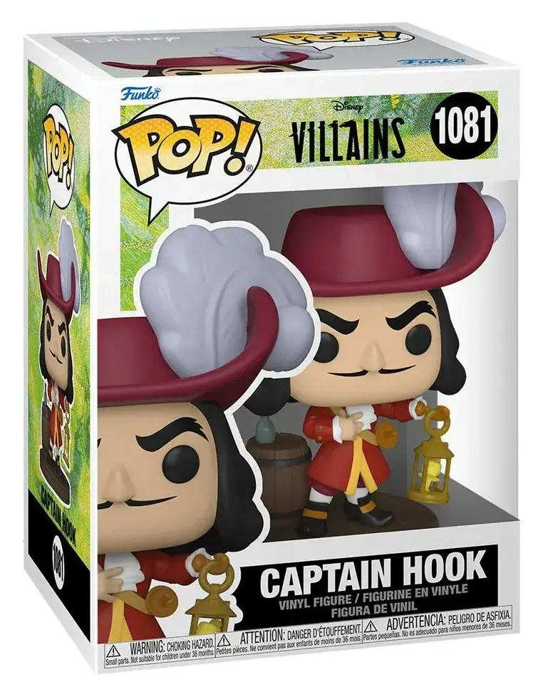 Funko POP! POP Disney: Villains - Captain Hook Vinyl Figure 10cm