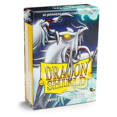 Dragon Shield Small Sleeves - Japanese Matte White (60 Sleeves)