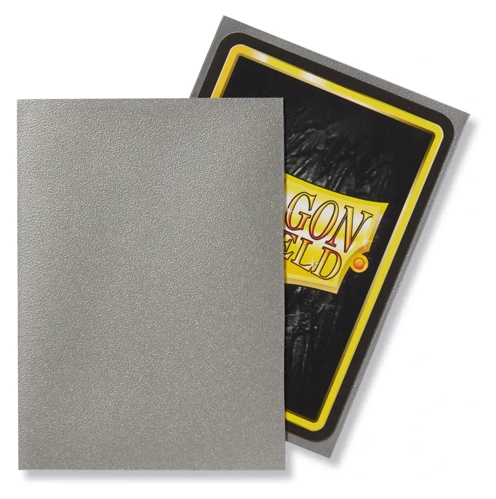 Dragon Shield Standard Sleeves - Matte Silver (100 Sleeves)