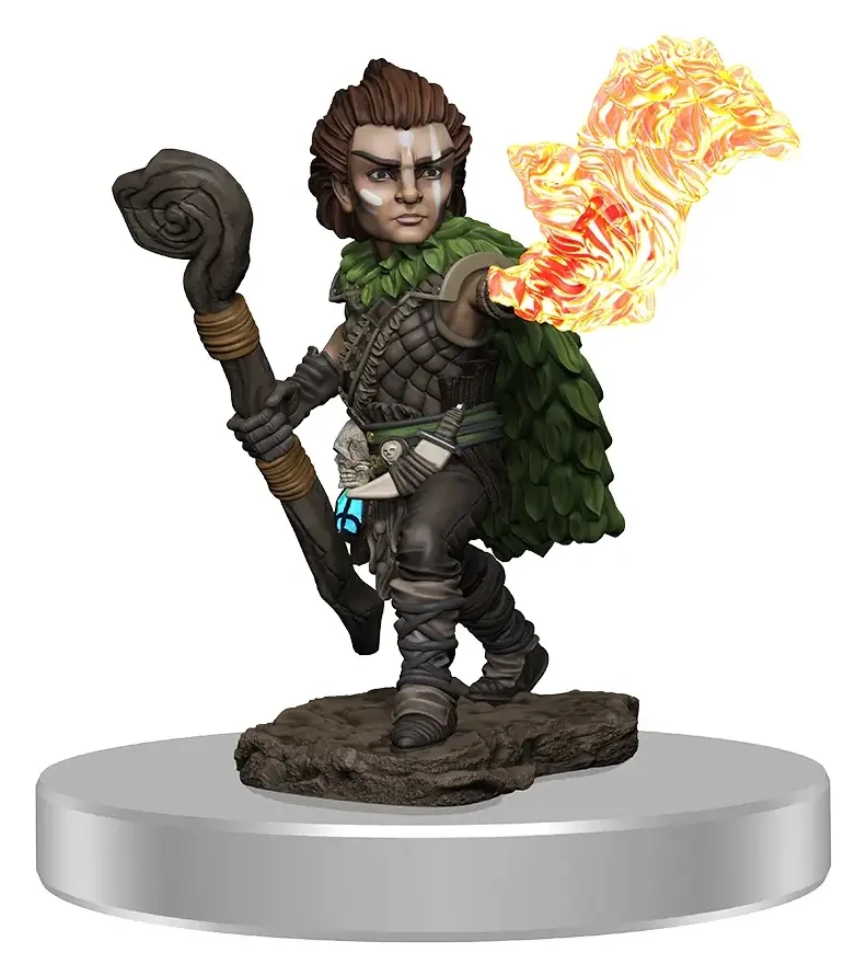 Pathfinder Battles Premium Painted Figure W03 Male Gnome Druid