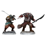 Magic the Gathering Miniaturen unbemalt Zurgo Helmsmasher & Unyielding Krumar