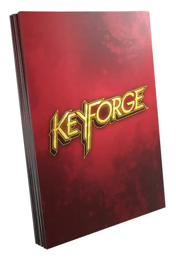 Gamegenic KeyForge Logo Sleeves - Red (40 Sleeves)