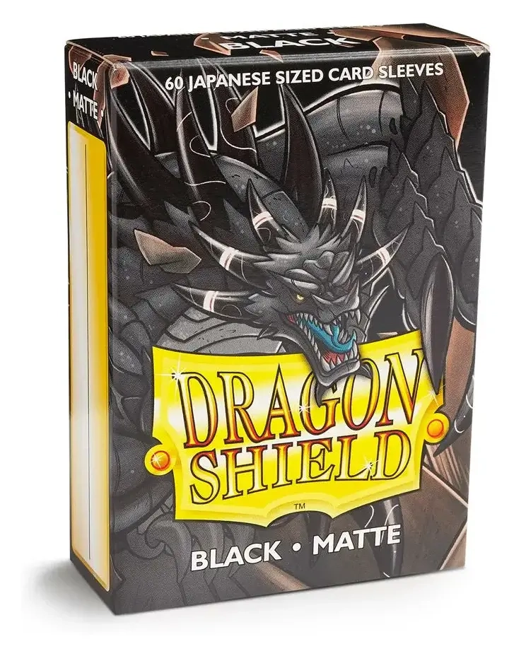 Dragon Shield Small Sleeves - Japanese Matte Black (60 Sleeves)