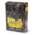 Dragon Shield Small Sleeves - Japanese Matte Black (60 Sleeves)