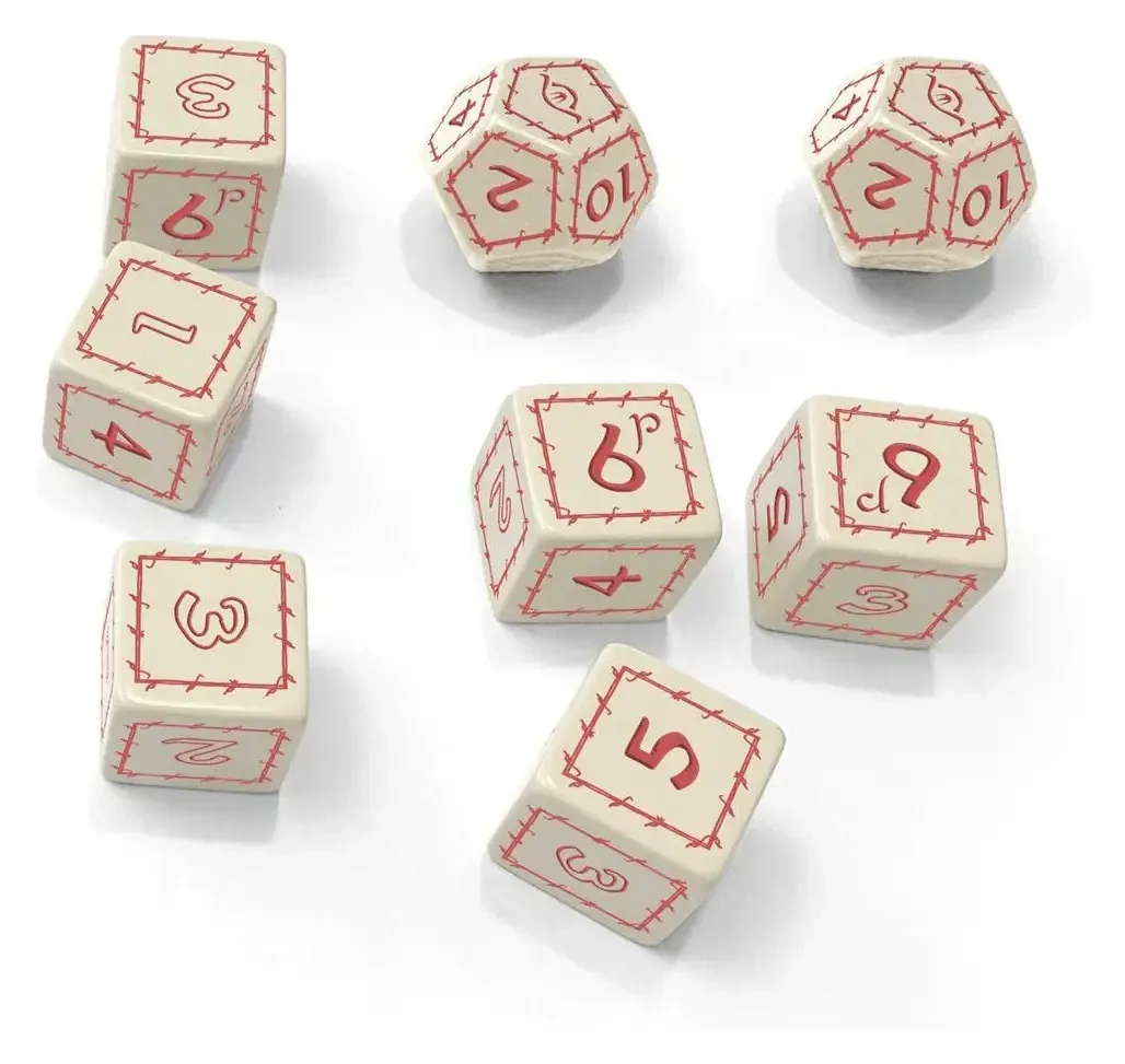 The One Ring RPG White Dice Set