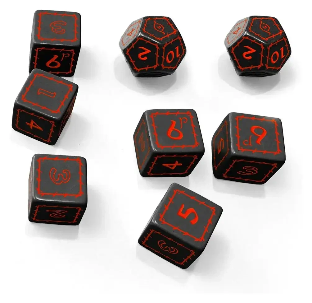 The One Ring RPG Black Dice Set