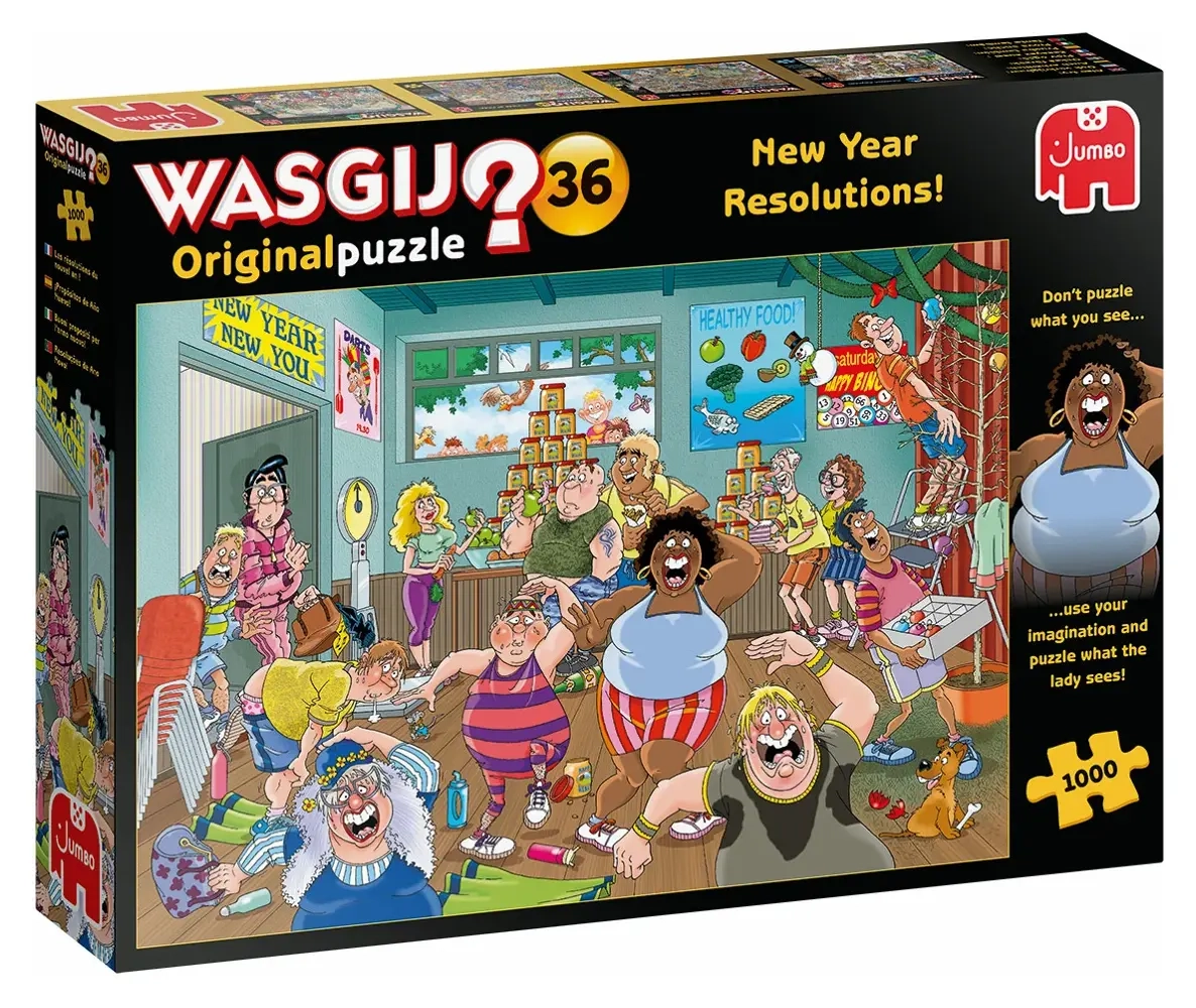 Gute Vorsätze fürs neue Jahr! - Wasgij Original 36