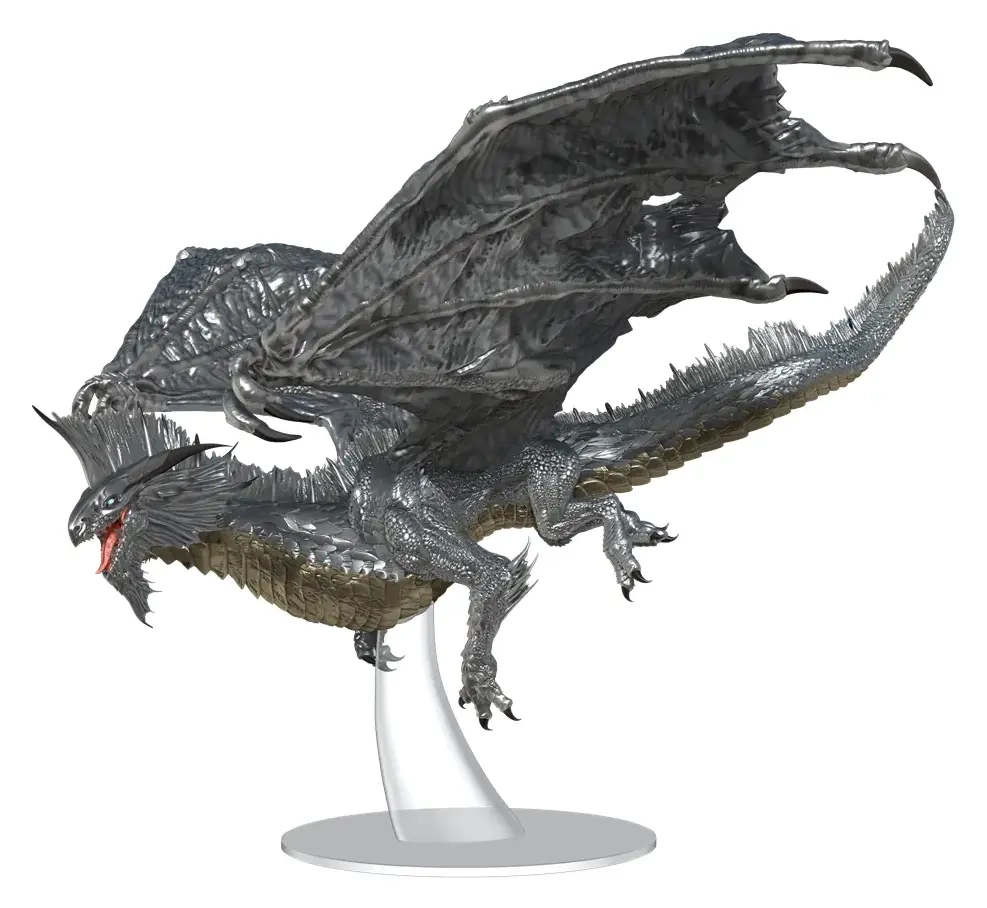 D&D Nolzur's Marvelous Miniatures: Adult Silver Dragon - EN