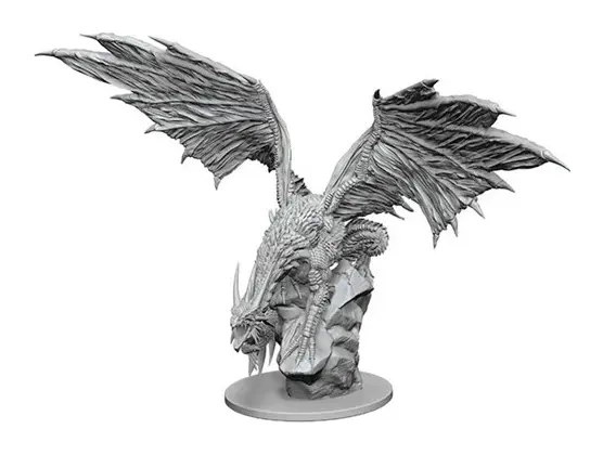 Pathfinder Battles Deep Cuts Miniatur unbemalt Silver Dragon