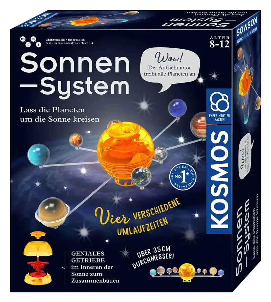 Sonnensystem, Experimentierkasten