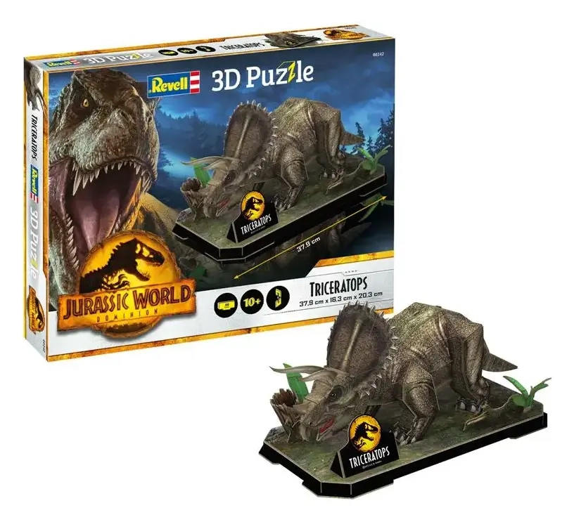 Jurassic World: Ein neues Zeitalter 3D Puzzle Triceratops