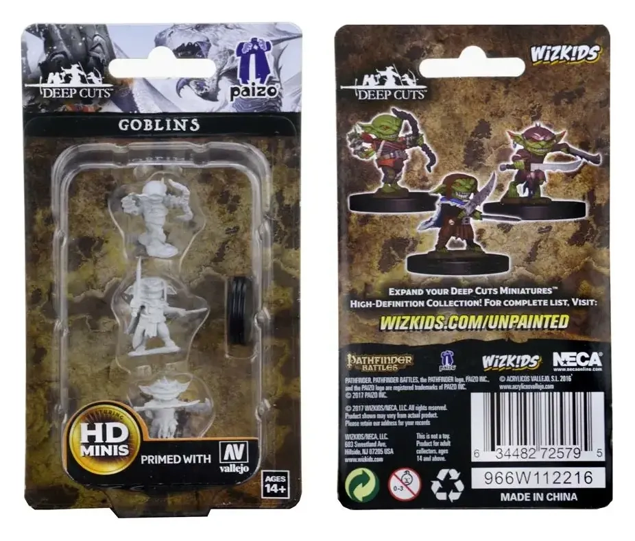 Goblins Pathfinder Deep Cuts Miniatures