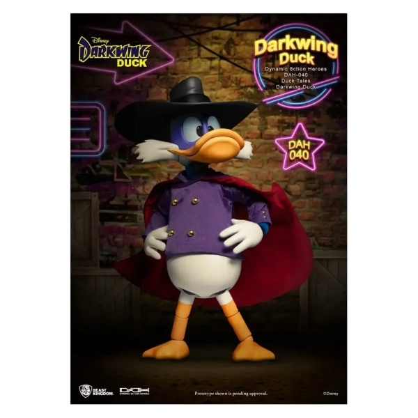 Darkwing Duck Dynamic 8ction Heroes Actionfigur 1/9 Darkwing Duck 16 cm