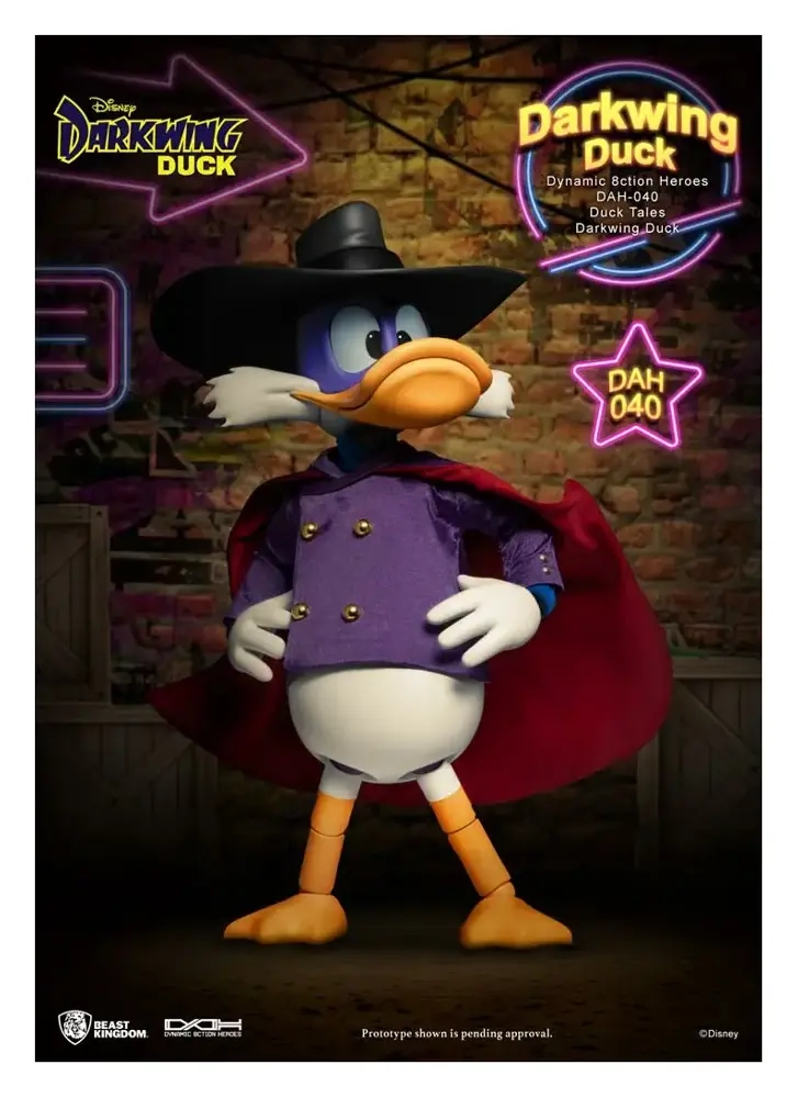 Darkwing Duck Dynamic 8ction Heroes Actionfigur 1/9 Darkwing Duck 16 cm