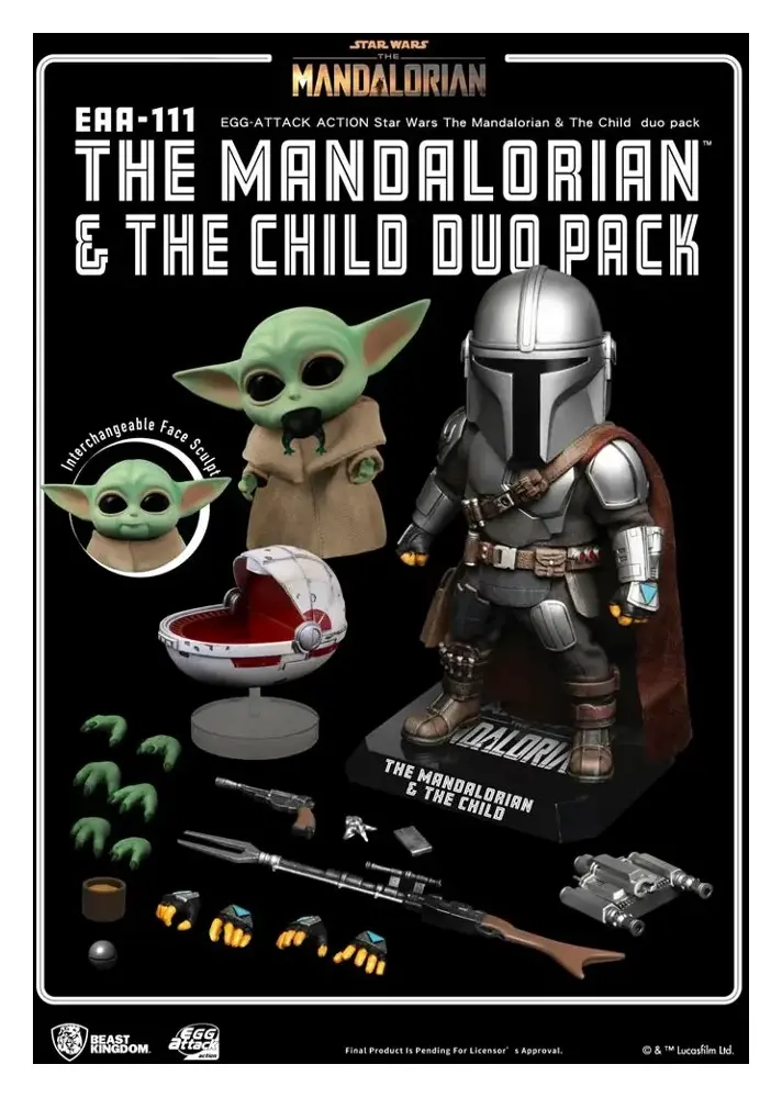 Star Wars The Mandalorian Egg Attack Action Actionfiguren The Mandalorian & The Child 7 - 17 cm