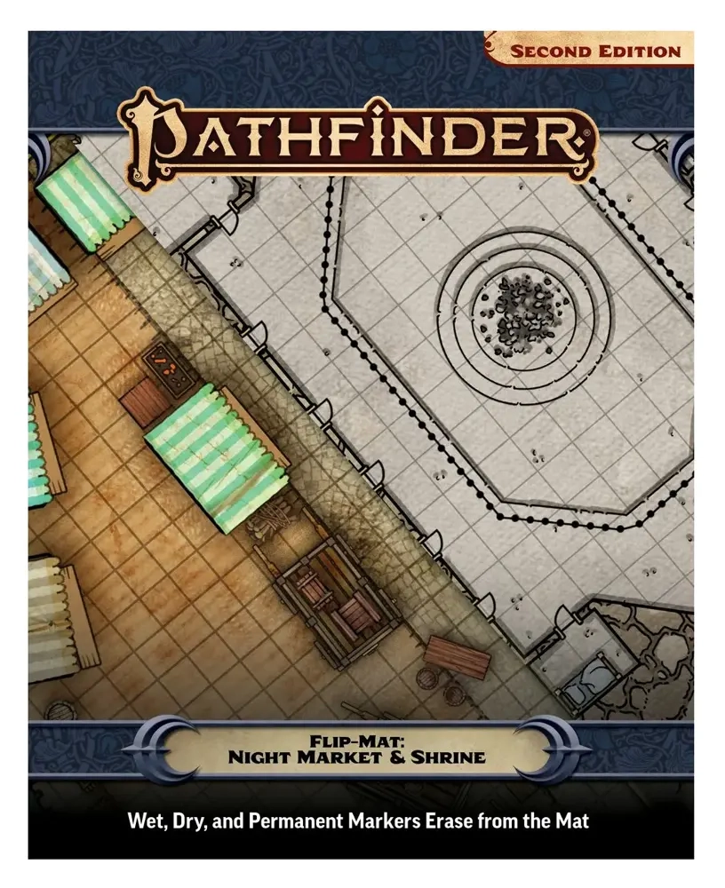 Pathfinder Flip-Mat: Night Market & Shrine