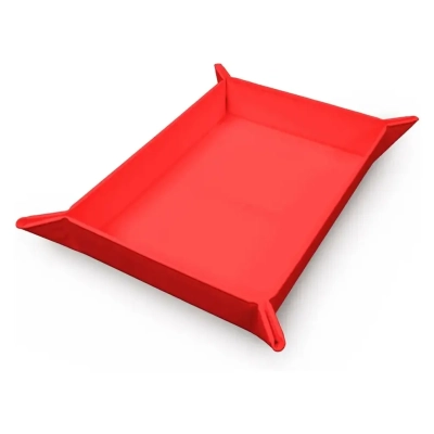 UP - Vivid Magnetic Foldable Dice Tray: Red