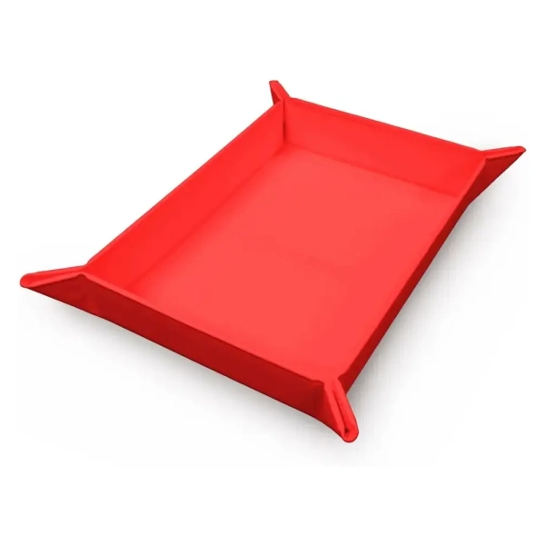 UP - Vivid Magnetic Foldable Dice Tray: Red