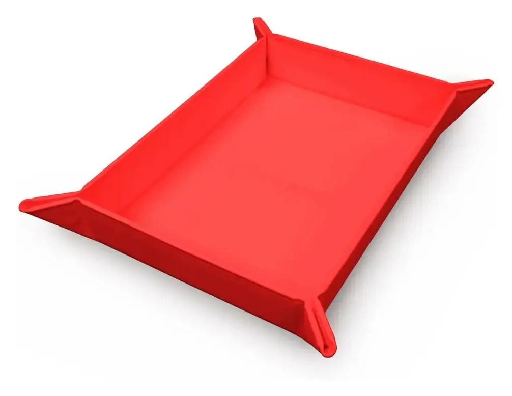 UP - Vivid Magnetic Foldable Dice Tray: Red