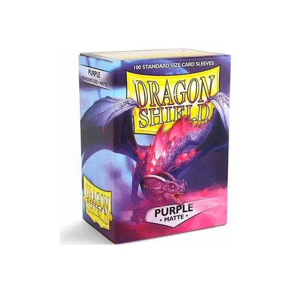 Dragon Shield Standard Sleeves - Matte Purple (100 Sleeves)