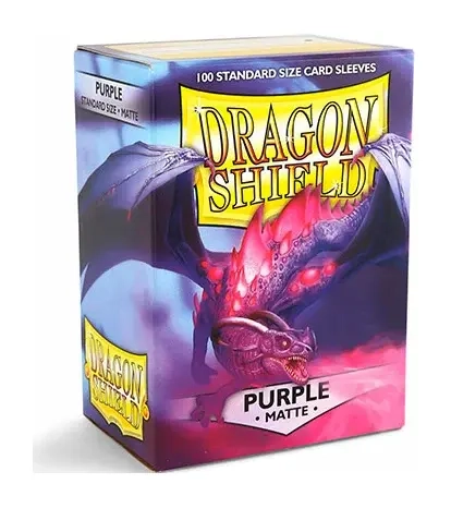 Dragon Shield Standard Sleeves - Matte Purple (100 Sleeves)