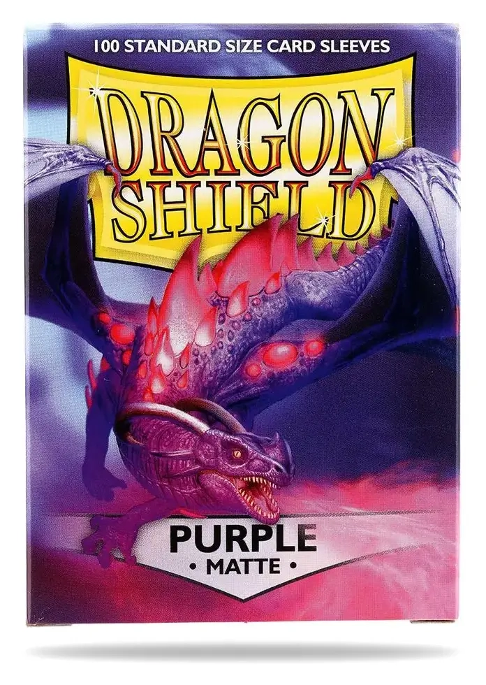 Dragon Shield Standard Sleeves - Matte Purple (100 Sleeves)