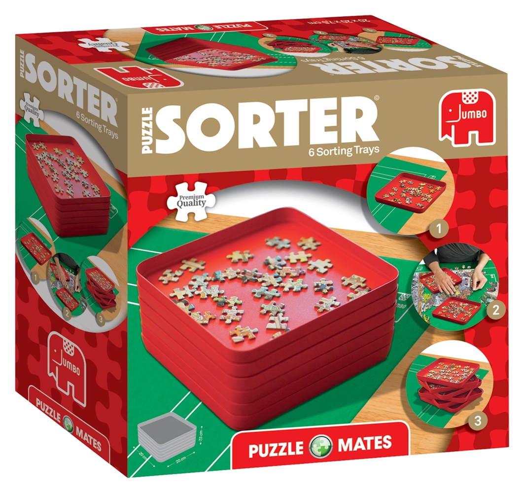 Puzzle Sortierfächer (6 Trays 20x20cm)