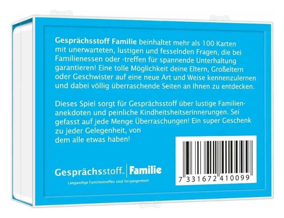 Gesprächsstoff – Familie