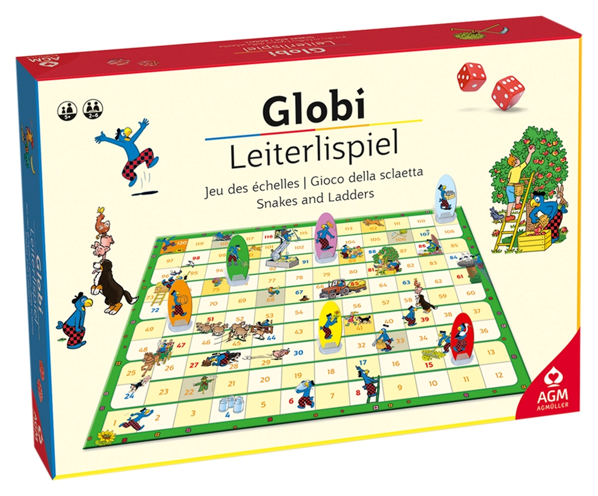 Leiterlispiel Globi - DE/FR/IT