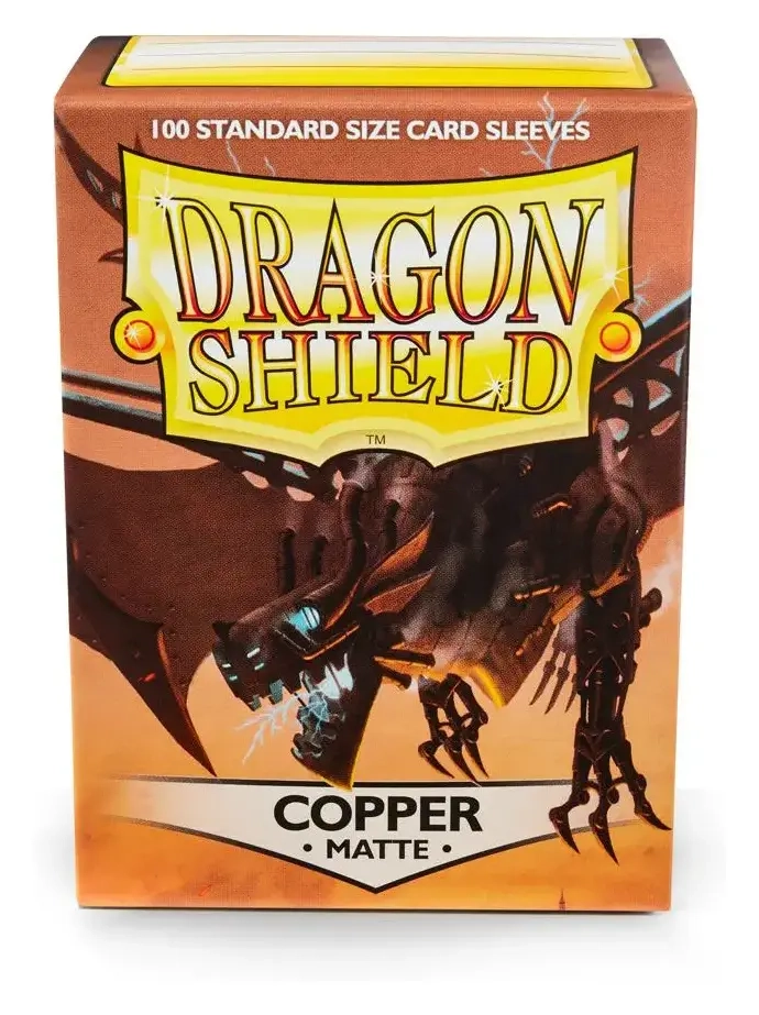 Dragon Shield Standard Matte Sleeves - Copper 'Draco Primus' (100 Sleeves)