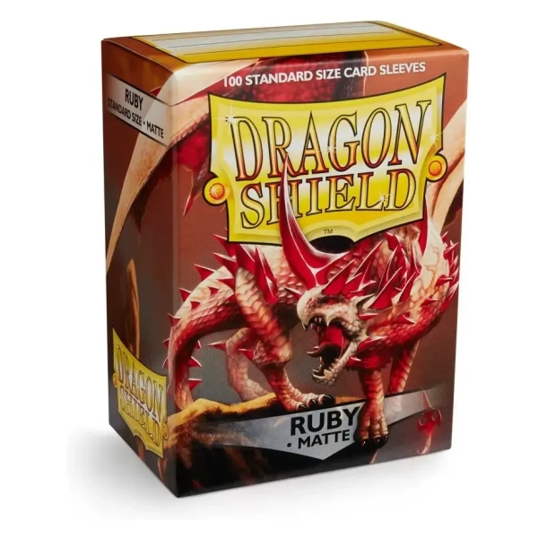 Dragon Shield Matte Sleeves - Ruby (100 Sleeves)